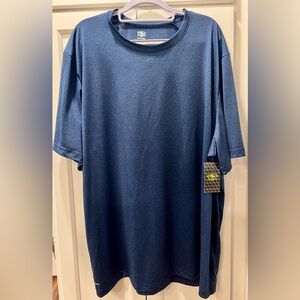 New with tags Men’s athletic T-shirt.  Size is 3X. Color is heather blue.